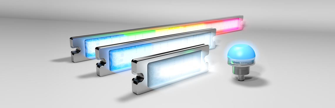 Signalbeleuchtungen SB-RGB und Signalleuchte SBP-RGB von di-soric