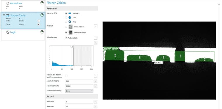 di-soric Vision Sensor CS-60: Software nVision-i Benutzeroberfläche